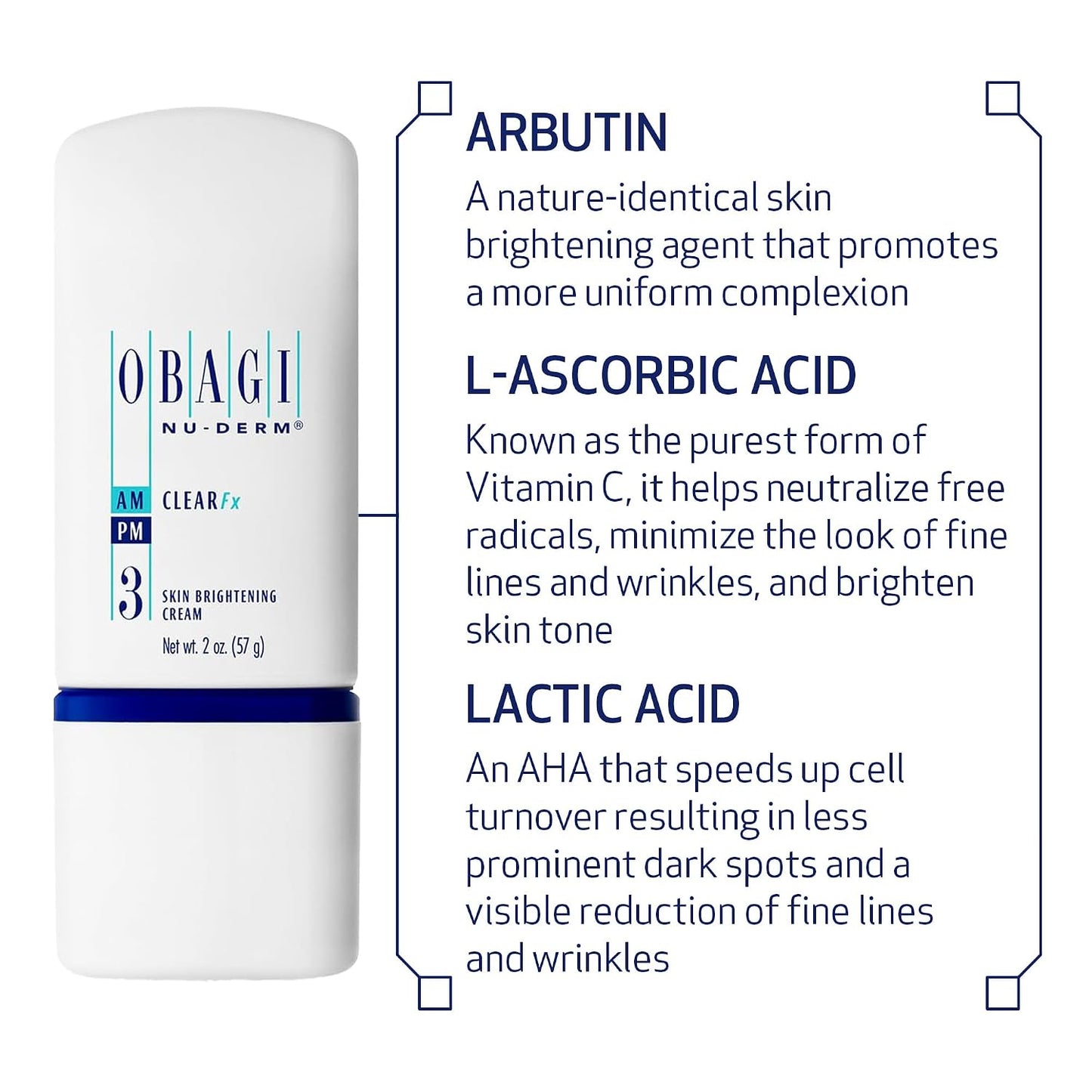 Obagi Medical Nu-Derm Hyperpigmentation Essentials with Clear Fx Cream, Blend Fx Night Cream, & Exfoderm Forte Exfoliator – Brightening & Exfoliating Hyperpigmentation Regimen