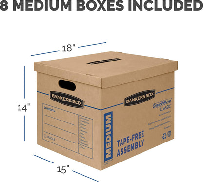 Bankers Box Medium Classic Moving Box 8 Pack Review