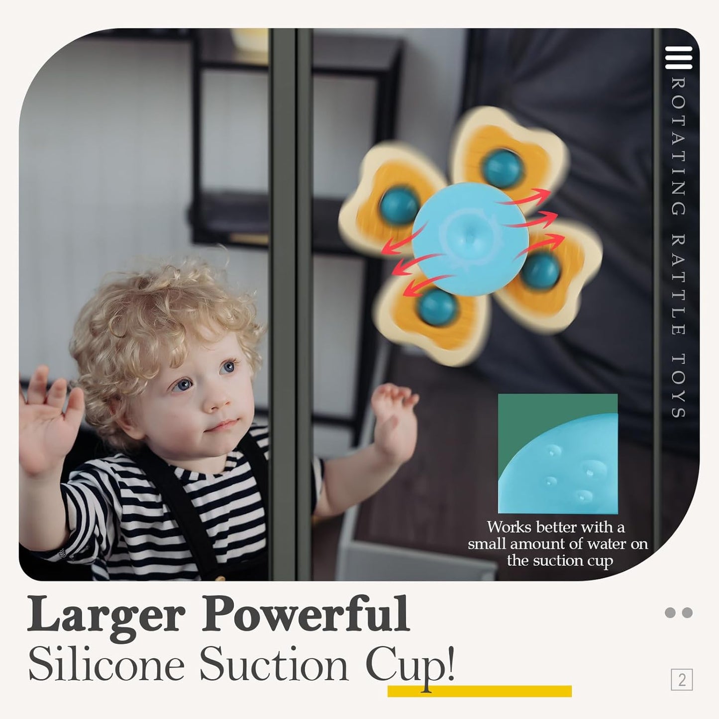 ALASOU Suction Cup Spinner Toys: A Fun and Educational Gift for Toddlers