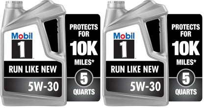 Mobil 1 Advanced Fuel Economy Full Synthetic Motor Oil 0W-20, 5 Quart