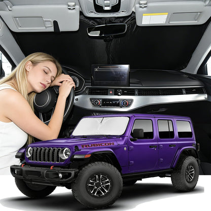 for Toyota Tacoma 2016-2023 2024 2025 2026 Sun Shade Sunshade Windshield Cover - 4 Layers Front Window Shade Custom Fit Tacoma 2Dr 4Dr Pickup Sun Visor 240T Shade Blocks UV Rays Car Accessories