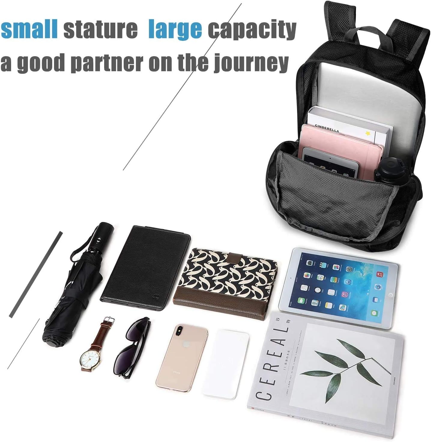 G4Free 20L Lightweight Packable Backpack Foldable Travel Hiking Daypack for Men and Women