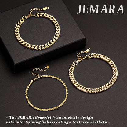3 Stück Herren Silber Armbänder, robustes Curb Edelstahl Breite Schlangenkette Figaro Cuban Armband Set 7/7.8+1.2 Zoll verstellbares Stapel-Silberkettenarmband für Männer