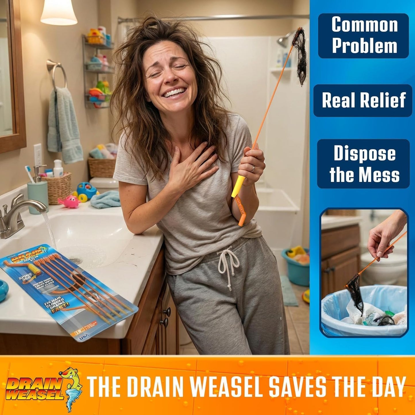 Flexisnake Drain Weasel Hair Clog Remover Kit: A Game-Changer for DIY Plumbing
