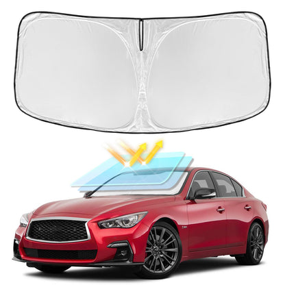 for Toyota Tacoma 2016-2023 2024 2025 2026 Sun Shade Sunshade Windshield Cover - 4 Layers Front Window Shade Custom Fit Tacoma 2Dr 4Dr Pickup Sun Visor 240T Shade Blocks UV Rays Car Accessories