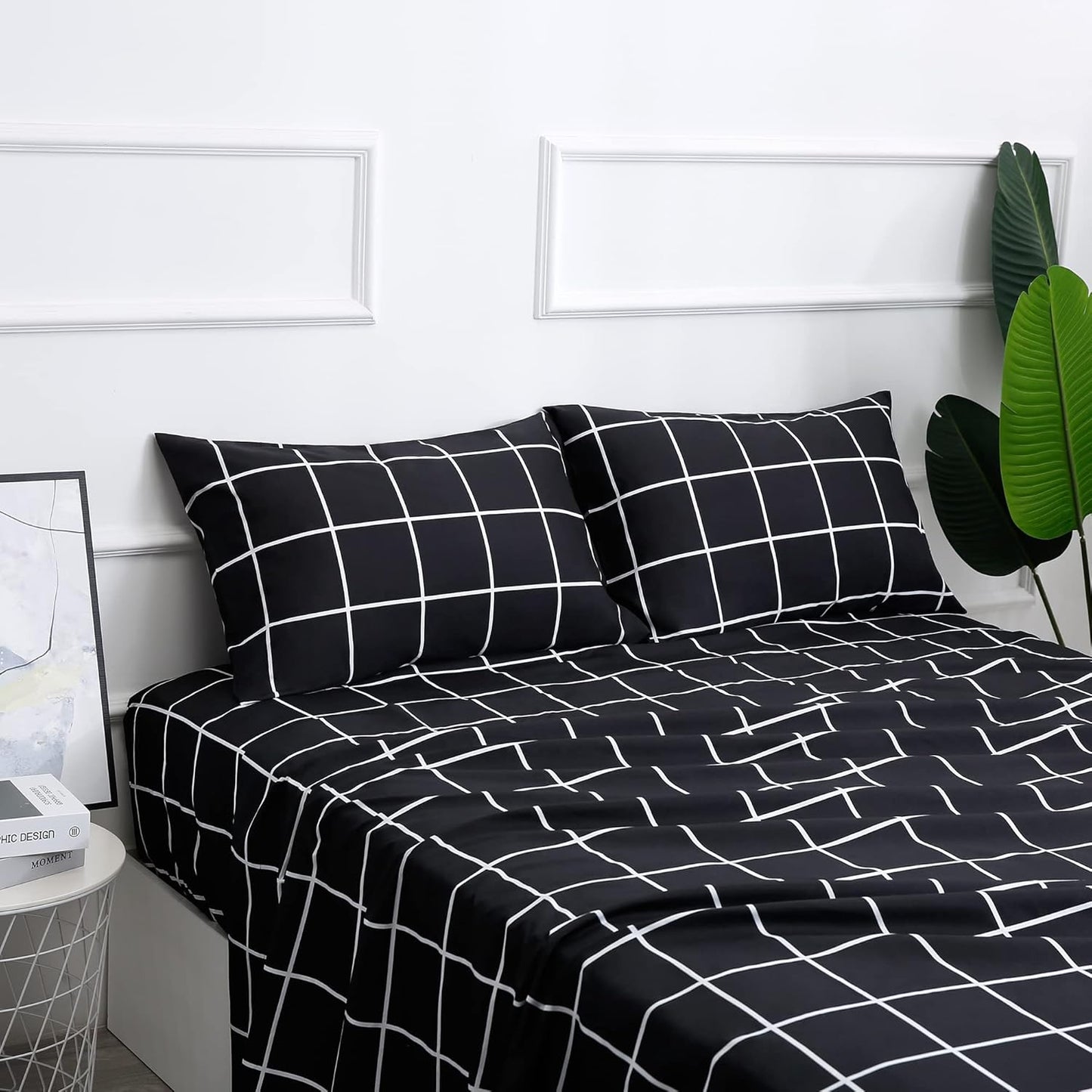 Bed Sheet Set 3 Pieces -Twin Size-Soft Durable Microfiber Bedding Sheet Set