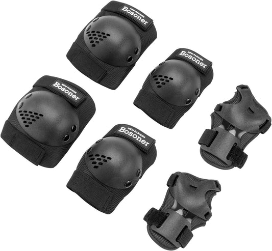 Kids/Youth Knee Pad Elbow Pads Guards Protective Gear Set for Rollerblade Roller Skates Cycling BMX Bike Skateboard Inline Skatings Scooter Riding Sports