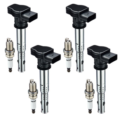 BDFHYK Ignition Coil Pack UF648 and Iridium Spark Plug 97390 Compatible with Jeep Grand Cherokee 2011-2015 Jeep Wrangler Dodge Charger Grand Caravan 2016 Chrysler 200 300 Jeep Coil Pack 3.6L Set of 6