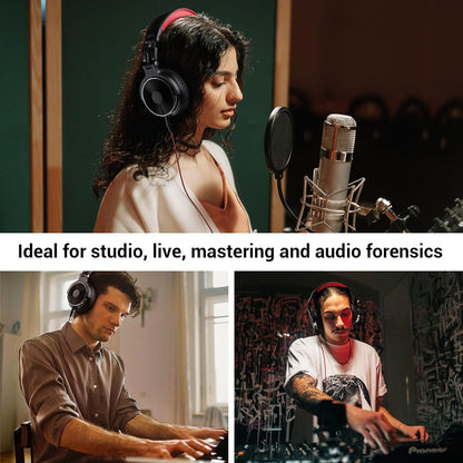 OneOdio Pro-10 Over-Ear Kabelkopfhörer für Schule Studio-Monitor & Mixing DJ Stereo-Headsets, 50mm Neodym-Treiber, Inline-Mikrofon, 3,5mm/6,35mm Klinke für Verstärker Computer Aufnahme Telefon Klavier Gitarre