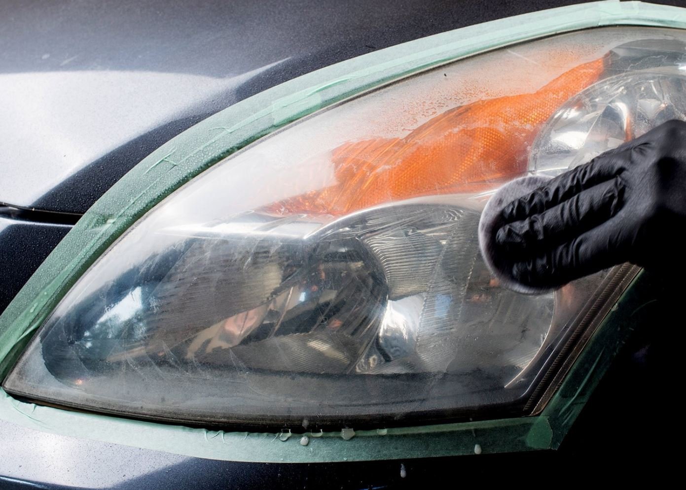 3M Schnell und einfach Scheinwerfer-Restaurierungs-Kit, entfernt leichte Vergilbung in 15 Minuten, 39193, 1 Kit