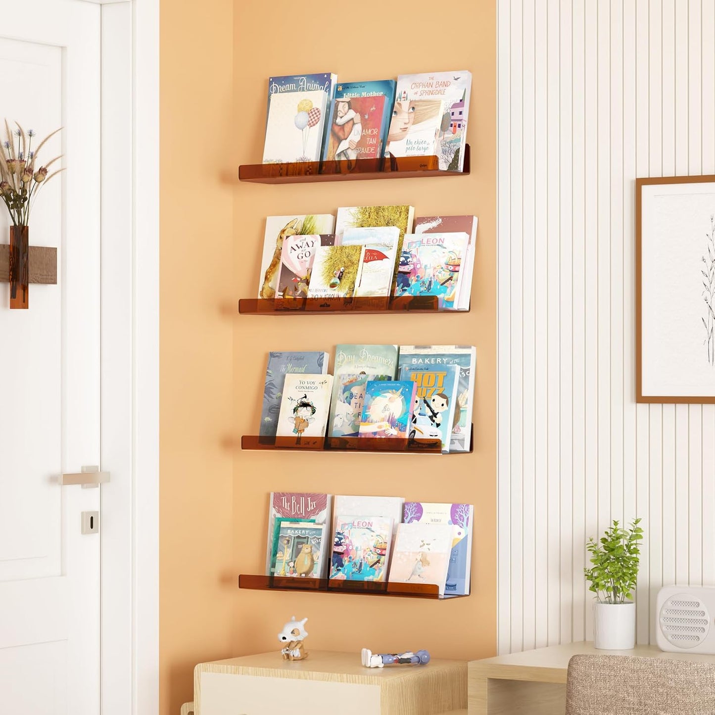 upsimples Acrylic Shelves for Wall Decor: A Game-Changer for Clutter-Free Spaces
