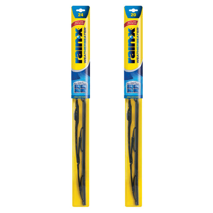 Rain-X 820149 WeatherBeater Wiper Blades, 22" Windshield Wipers (Pack of 2), Automotive Replacement Windshield Wiper Blades That Meet Or Exceed OEM Quality And Durability