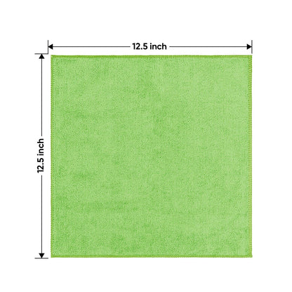 HOMEXCEL Microfiber Cleaning Cloth 12 Pack, 12.5 x 12.5 inch Microfiber Towels for Cars, Ultra Absorbent Car Washing Cloth, Lint Free Streak Free Cleaning Rags for Car, Kitchen, and Window (Grey)