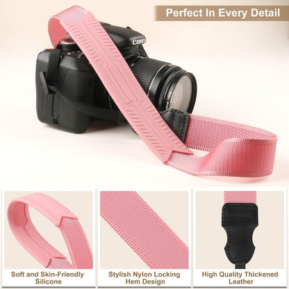FIEIL Neck Strap Silicone Camera Straps: Comfort and Style for Your DSLR or Mirrorless Camera