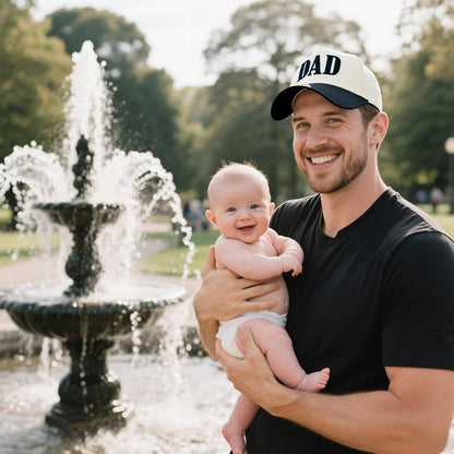 Dad Hats for Men, Vintage Two Tone Hat, New Dad Gifts for Husband, Fathers Day Birthday Gifts from Daughter Son Wife