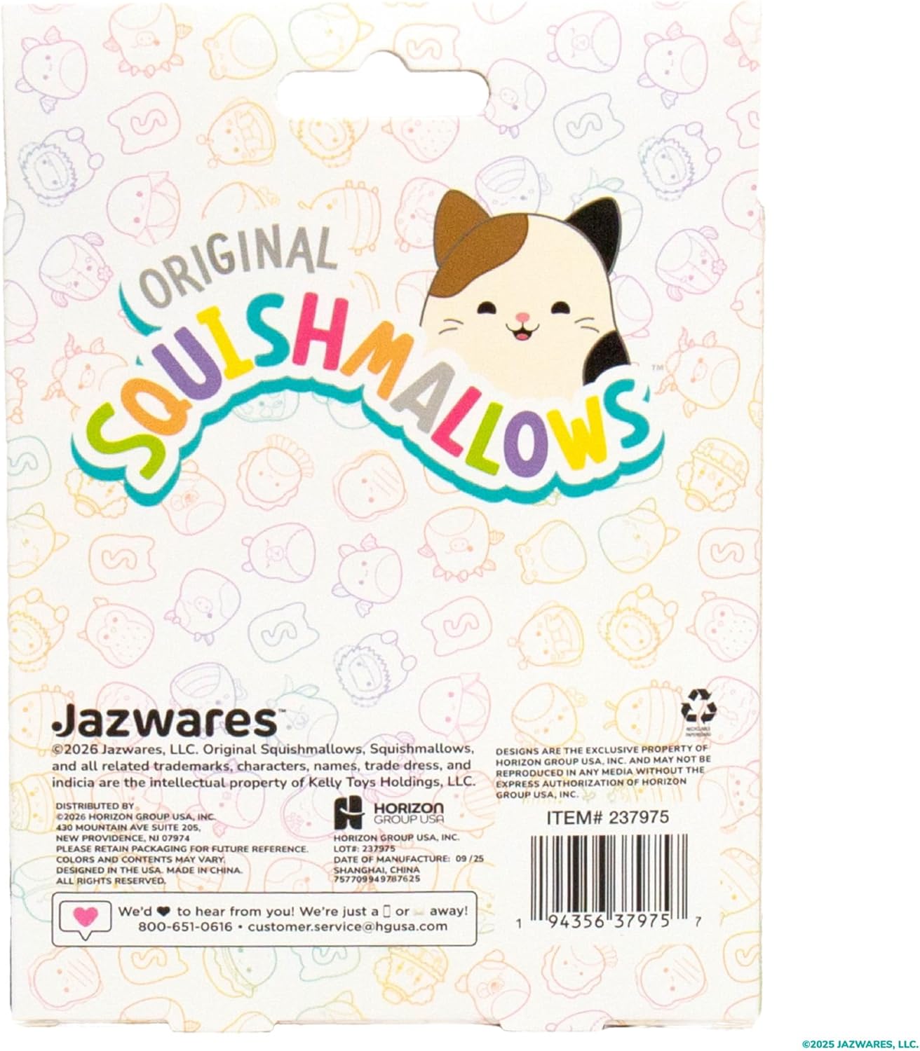 Original Squishmallows™ SLIMYGLOOP Blue Gelli Gels™, Slow Rising Sensory Squeeze Toy with Glitter, Gel Filled Fidget Toys