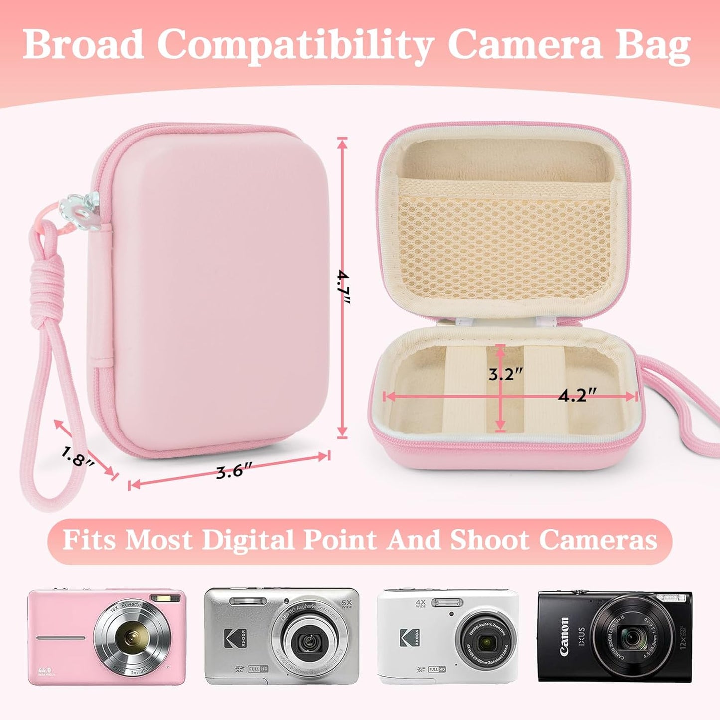 CVVD Digital Camera Case: A Protective and Stylish Companion for Your Kodak or Canon Camera