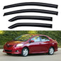 Window Visors Rain Guards for 2015-2026 Ford F150 SuperCrew & 2017-2026 F-150 Raptor F250 F350 F450 F550 Super Duty Crew Cab, Out-Channel Window Vent Deflectors Visors Shades Protectors