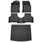 GINOWY-Floor Mats for Toyota 4Runner 1996-2002,1st+2nd Row,TPE All Weather Car Mats Custom Fit Rubber Floor Liners Car Accessories for Toyota 4Runner