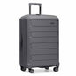 Traveler's Choice Pagosa Hardshell Expandable Luggage with Spinner Wheels, Slate Blue, 3-Piece Set (22/27/30)