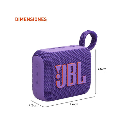 JBL Go 4 – Ultraportabler, wasserdichter und staubdichter Bluetooth-Lautsprecher, großer JBL Pro Sound mit kräftigem Bass, integrierter Akku für 7 Stunden Wiedergabe, teilweise aus recycelten Materialien hergestellt (Schwarz)