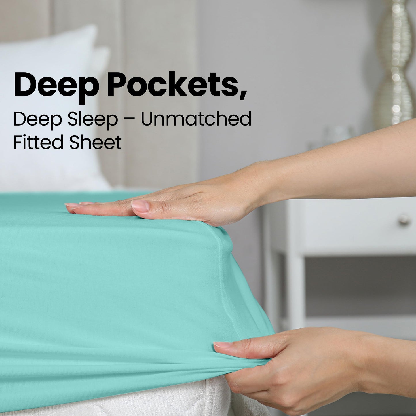 Utopia Bedding Queen Fitted Sheet - Bottom Sheet - Deep Pocket - Soft Microfiber - Shrinkage and Fade Resistant - Easy Care -1 Fitted Sheet Only (Grey)