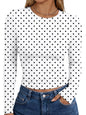 Trendy Queen Womens Long Sleeve T Shirts Fall Fashion Basic Y2K Tops 2026