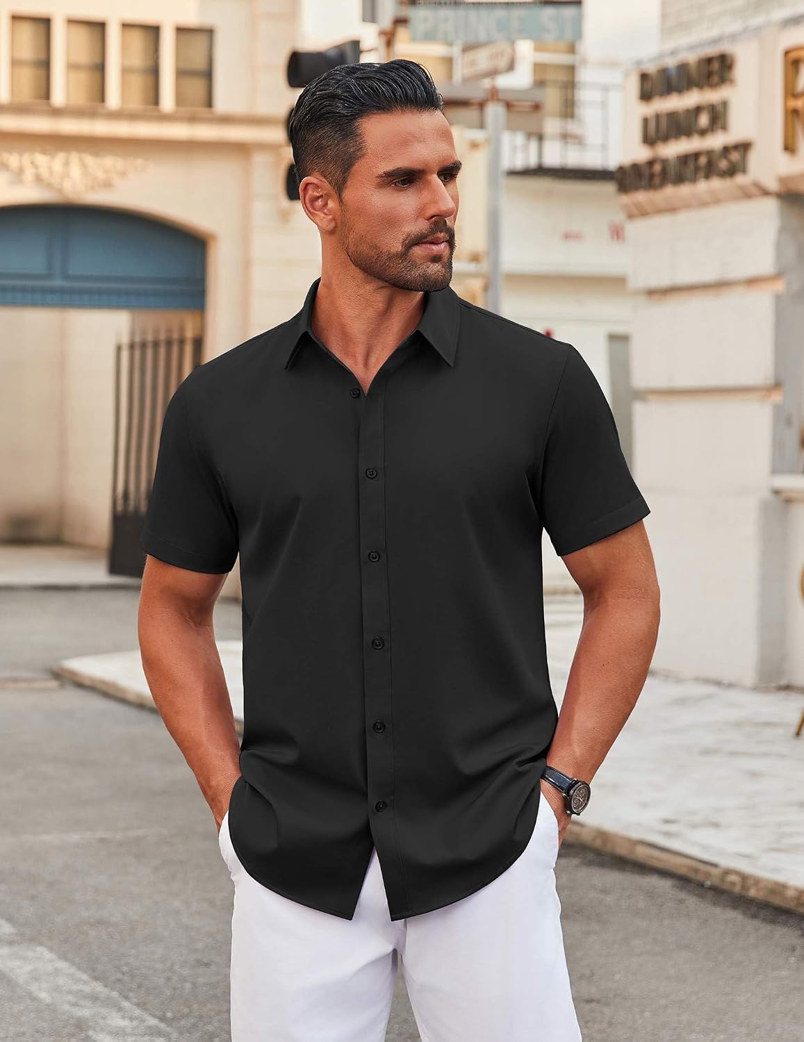 COOFANDY Mens Short Sleeve Button Down Shirts: A Game-Changer for Business Casual