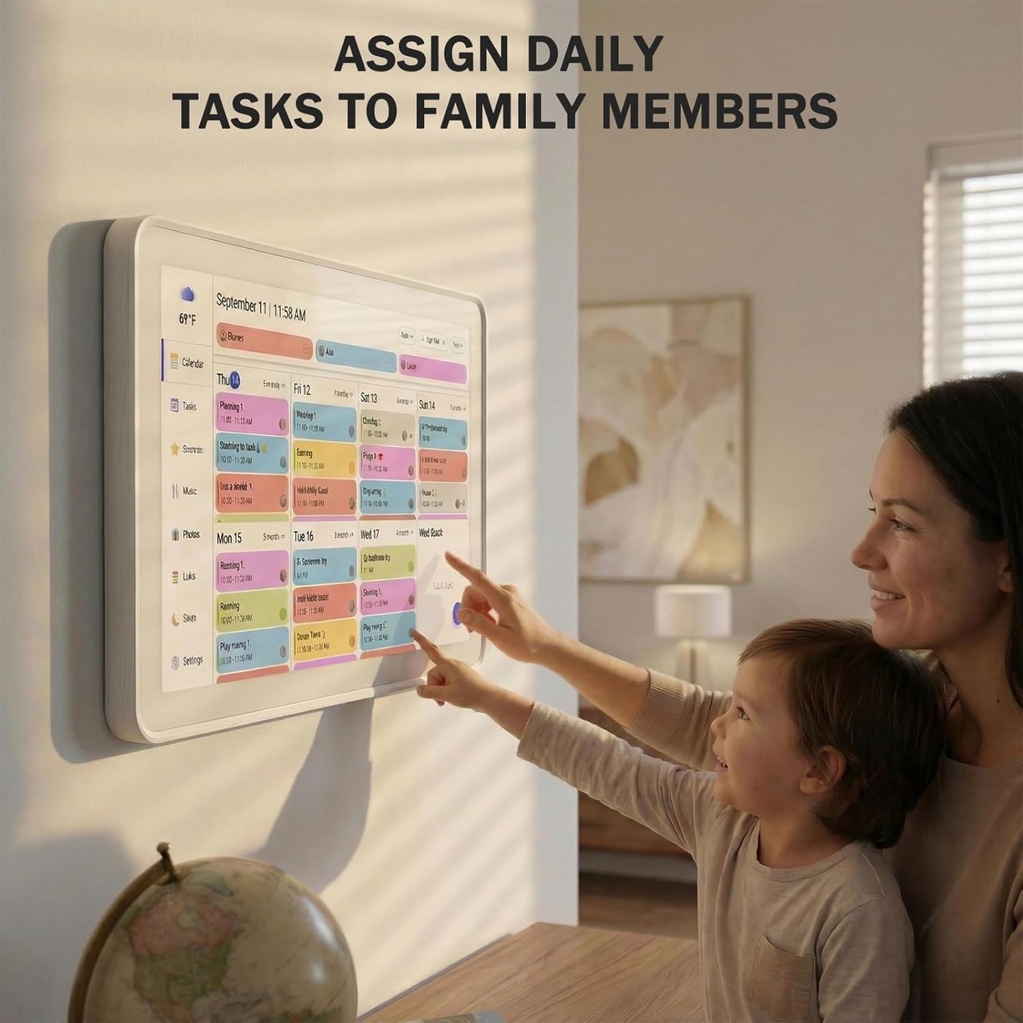 Mezed 21.5 Inch Digital Calendar: A Game-Changer for Family Organization