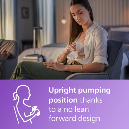 Philips Avent Double Electric Breast Pump - Electric Breast Pump, Hospital Strength, with Travel Bag and Pouch, SCF393/82