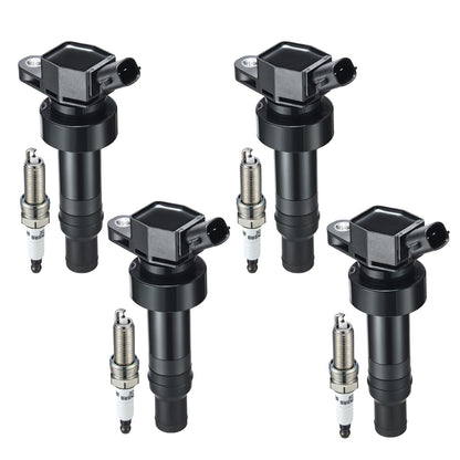 BDFHYK Ignition Coil Pack UF648 and Iridium Spark Plug 97390 Compatible with Jeep Grand Cherokee 2011-2015 Jeep Wrangler Dodge Charger Grand Caravan 2016 Chrysler 200 300 Jeep Coil Pack 3.6L Set of 6