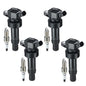 BDFHYK Ignition Coil Pack UF648 and Iridium Spark Plug 97390 Compatible with Jeep Grand Cherokee 2011-2015 Jeep Wrangler Dodge Charger Grand Caravan 2016 Chrysler 200 300 Jeep Coil Pack 3.6L Set of 6