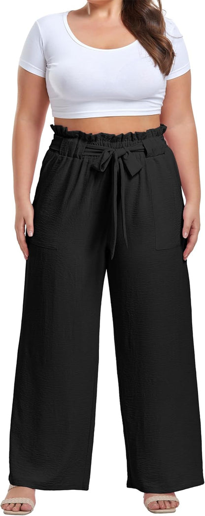 OLRIK Plus Size Wide Leg Pants for Women: Comfort Meets Style