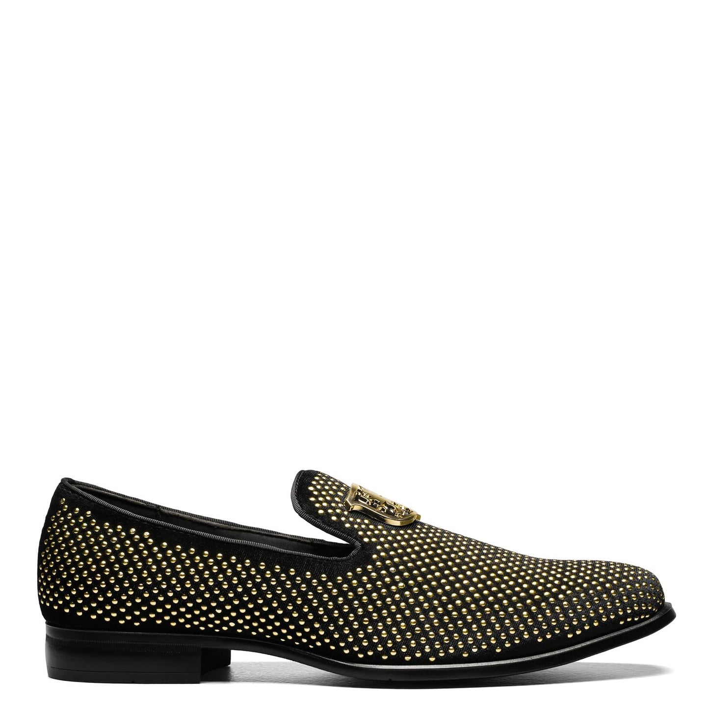 Stacy Adams Men's Swagger Studded Ornament Slip-on Driving Style Loafer