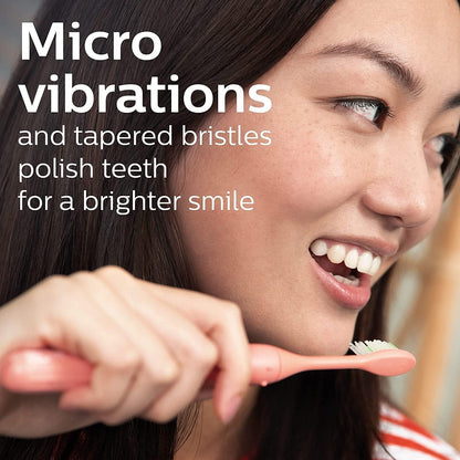 Philips One by Sonicare Ersatzbürstenköpfe, 2er-Pack, Schwarz, Kompatibel mit Philips One elektrische Zahnbürste, BH1022/06