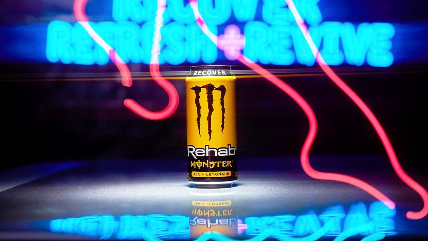 Monster Rehab Tea + Lemonade + Energy: A Refreshing Twist on Energy Drinks