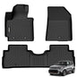 GINOWY-Floor Mats for Toyota 4Runner 1996-2002,1st+2nd Row,TPE All Weather Car Mats Custom Fit Rubber Floor Liners Car Accessories for Toyota 4Runner