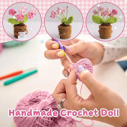 MS ZHENQIAO Handmade Positive Flower Crochet