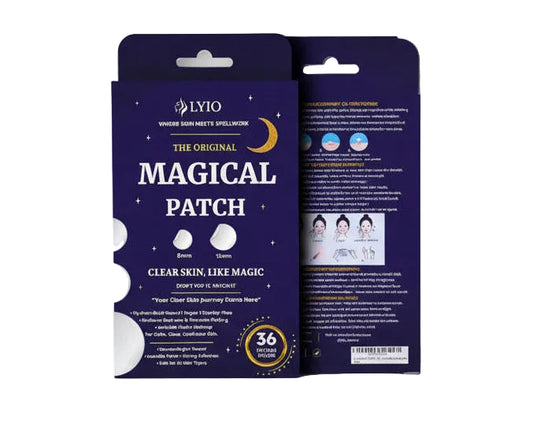 LYIO MAGICAL PATCH – 36 Ultra-Thin Blemish Dots | Breathable Hydrocolloid Patches, Gentle on All Skin Types for Clearer-Looking Skin, Invisible Under Makeup