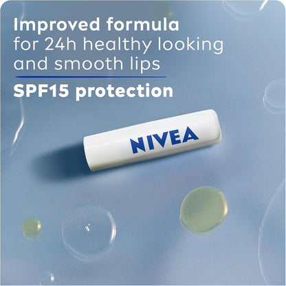 NIVEA Sun Lippenbalsam mit LSF 30 (2x4,8g) | Schützt vor Sonnenbrand, 24H Feuchtigkeit