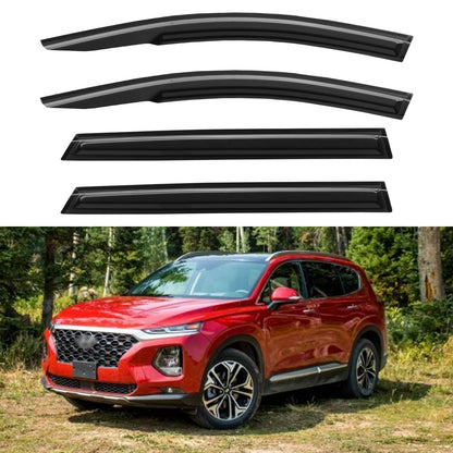 Window Visors Rain Guards for 2015-2026 Ford F150 SuperCrew & 2017-2026 F-150 Raptor F250 F350 F450 F550 Super Duty Crew Cab, Out-Channel Window Vent Deflectors Visors Shades Protectors