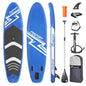 FBSPORT 11' Premium Stand Up Paddle Board, Yoga Board with SUP Accessories & Carry Bag | Wide Stance, Surf Control, Non-Slip Deck, Leash, Paddle and Pump for Youth & Adult