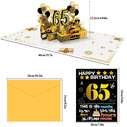 Make Their 65th Birthday Unforgettable with a Unique Pop-Up Card