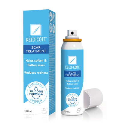 KELO-COTE Scar Spray 100ml – Silicone Scar Treatment - Clinically Proven to Reduce Raised Scars - Ideal for Surgical, Burn, and Keloid Scars - Old & New Scars