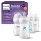 Philips Avent Natural Baby Bottle with Natural Response Nipple (Medium Flow,Flow 3), 9oz, SCY903/01