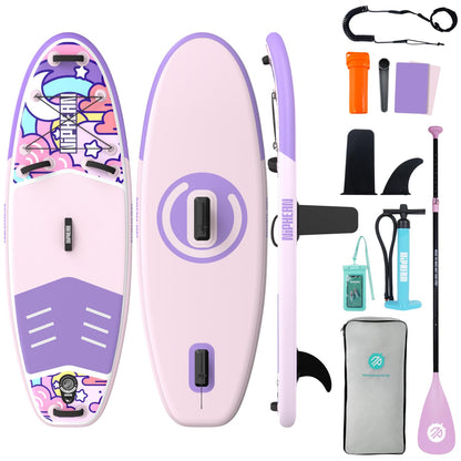 Niphean Inflatable Stand Up Paddle Board with SUP Accessories, Anti-Slip EVA Deck, 10’6’’ Inflatable Paddle Boards for Adults & Youth of All Skill Levels