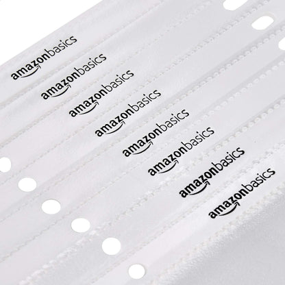 Amazon Basics Dokumenthüllen aus Polypropylen (PP), matt, 200 Stück, transparent