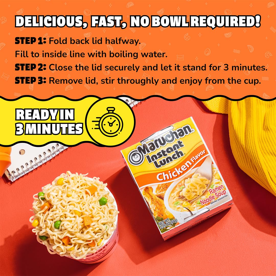 Maruchan Instant Lunch Ramen Noodles: A Savory, Satisfying Meal in Minutes