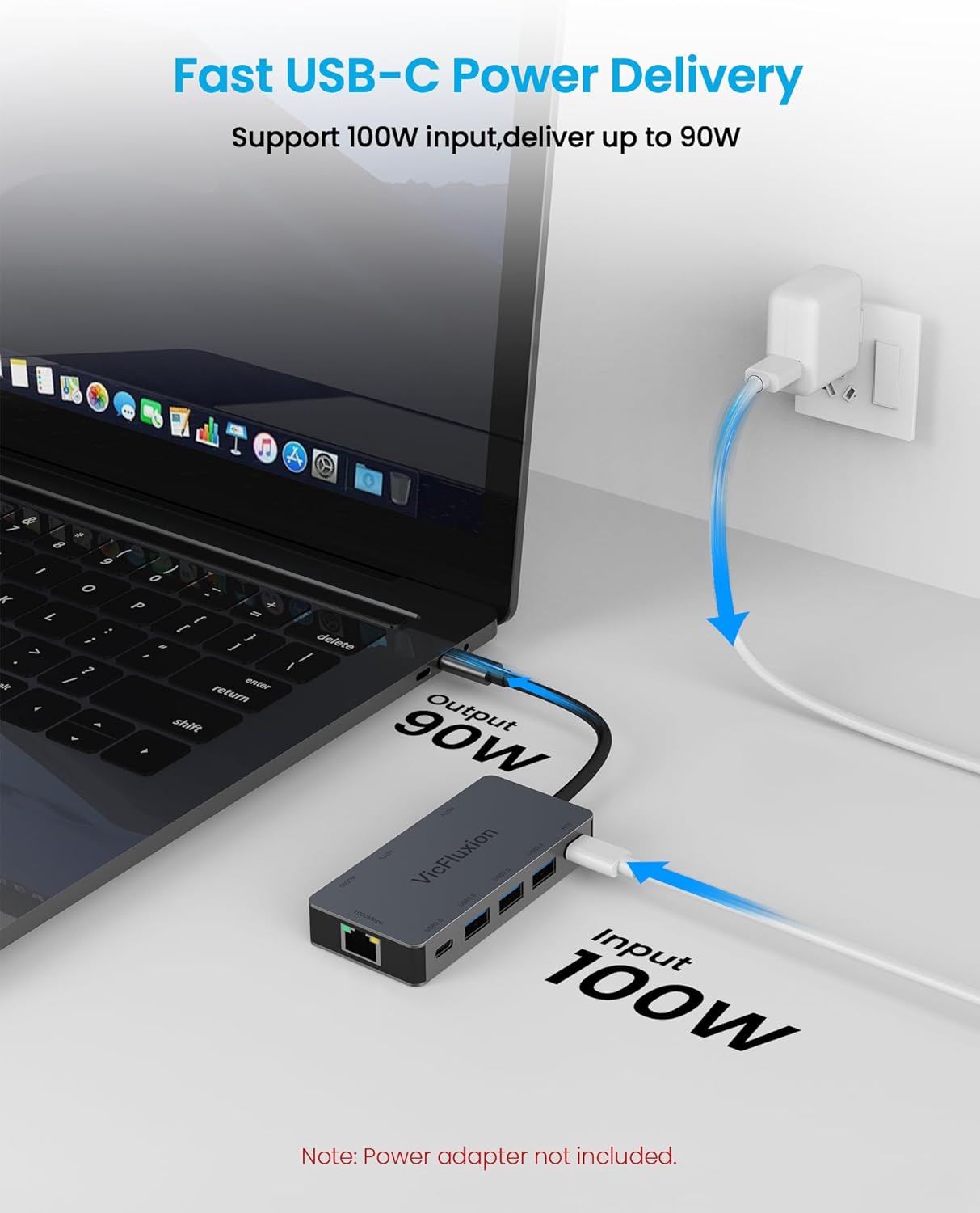 Streamline Your Workspace with the Vicfluxion 9-in-1 USB C Docking Station