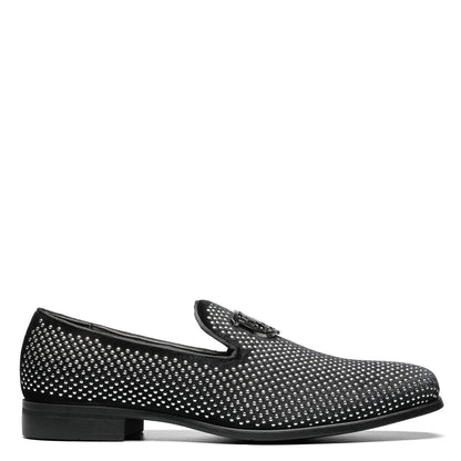 Stacy Adams Men's Swagger Studded Ornament Slip-on Driving Style Loafer